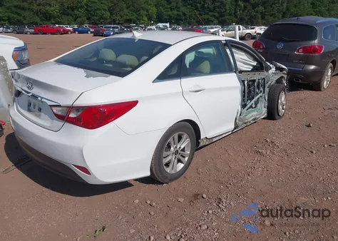 2014 Hyundai Sonata Gls z USA, uszkodzony, nr VIN 5NPEB4AC4EH894997